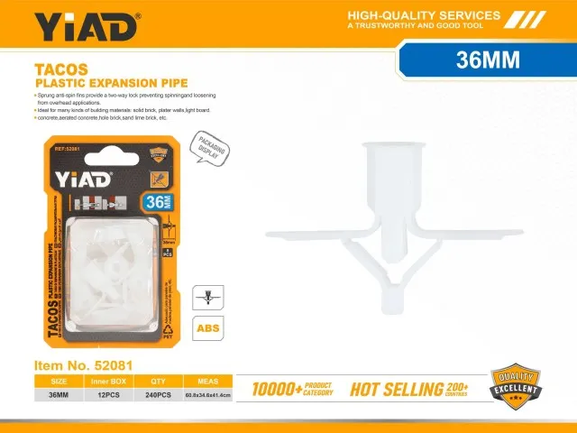 PLASTIC EXPANSION PIPE 52081
