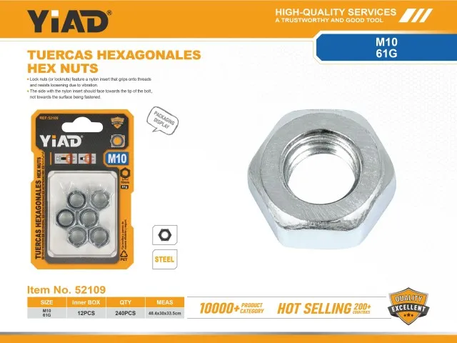 HEX NUTS 52109