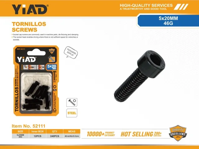 HEXAGONAL SCREWS 52111