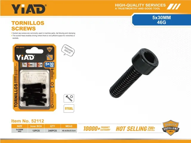 HEXAGONAL SCREWS 52112