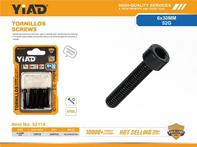 HEXAGONAL SCREWS 52114