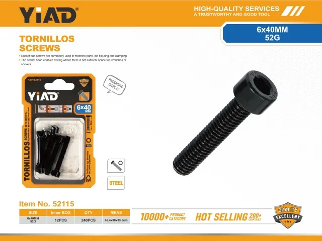 HEXAGONAL SCREWS 52115