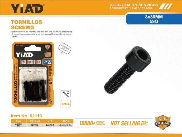HEXAGONAL SCREWS 52116