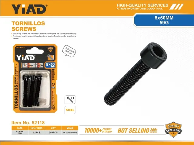 HEXAGONAL SCREWS 52118