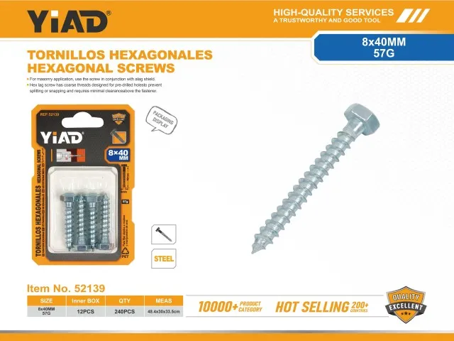 HEXAGONAL SCREWS 52139