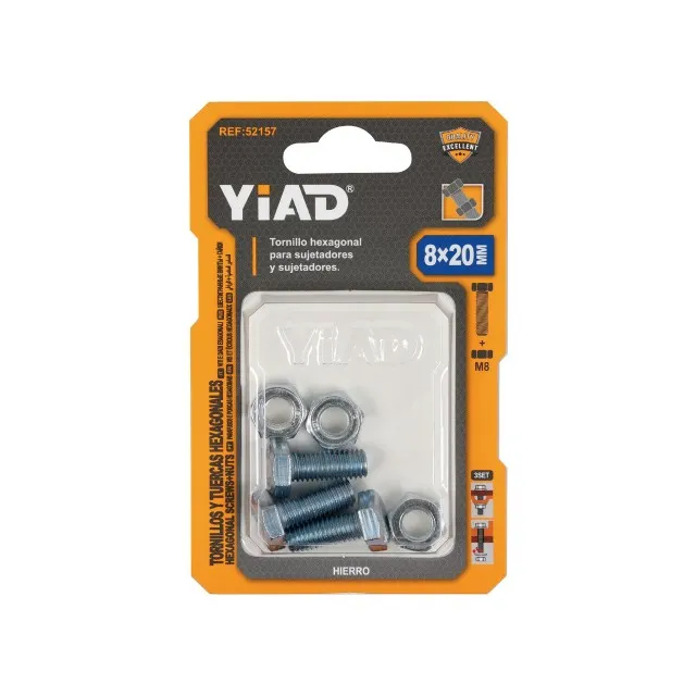 HEXAGONAL SCREWS+NUTS 52157
