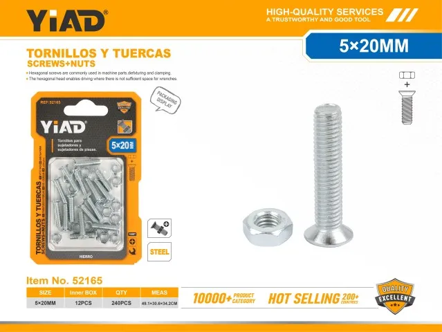 SCREWS+NUTS 52165