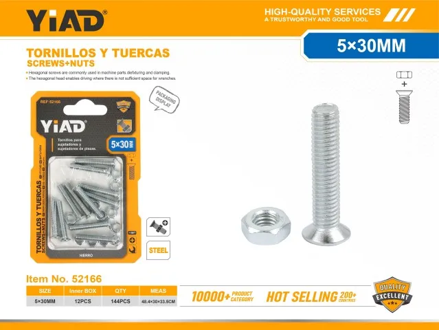 SCREWS+NUTS 52166