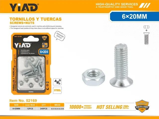 SCREWS+NUTS 52169