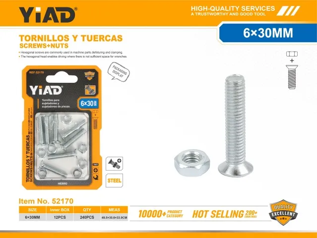 SCREWS+NUTS 52170