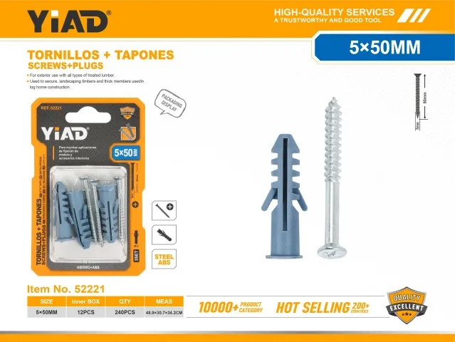 SCREWS+PLUGS 52221