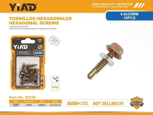 HEXAGONAL SCREWS 52238