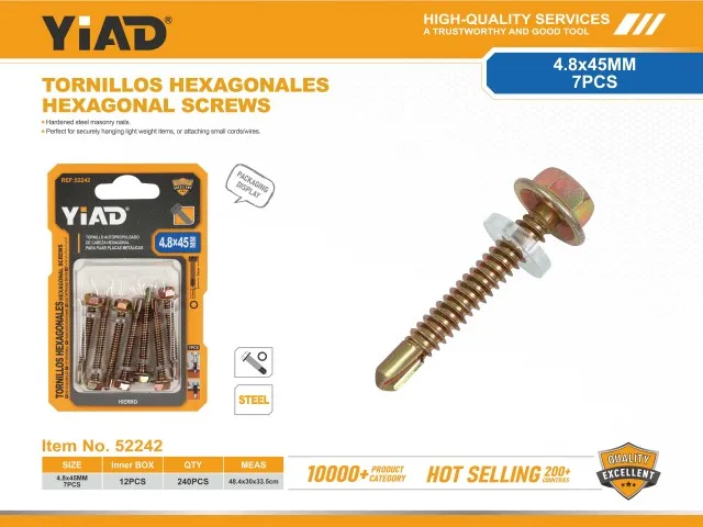 HEXAGONAL SCREWS 52242
