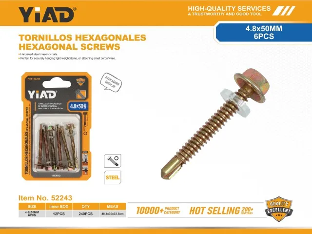 HEXAGONAL SCREWS 52243