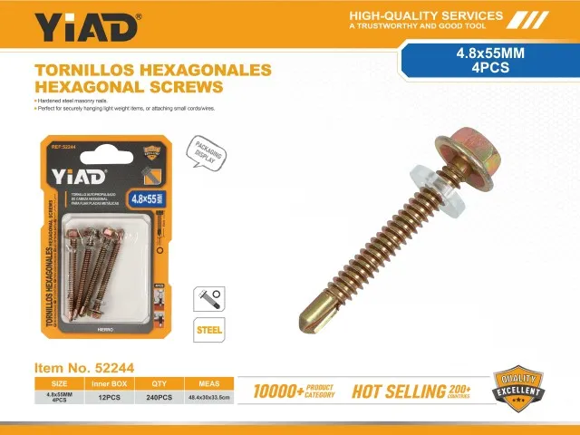 HEXAGONAL SCREWS 52244
