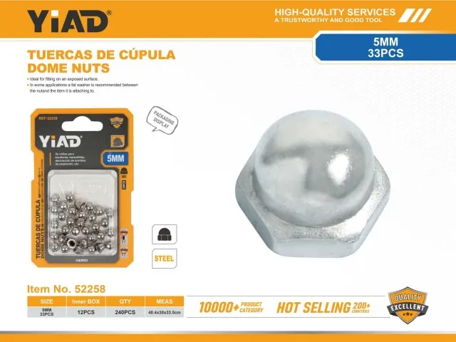 DOME NUTS 52258
