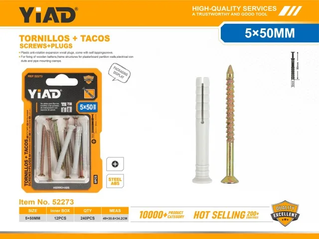 SCREWS+PLUGS 52273