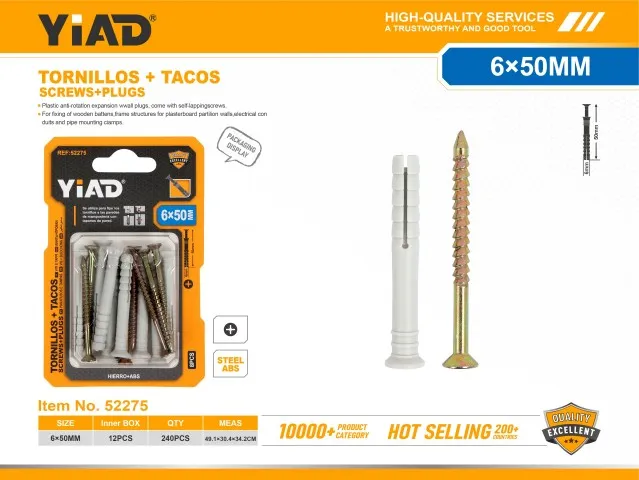 SCREWS+PLUGS 52275