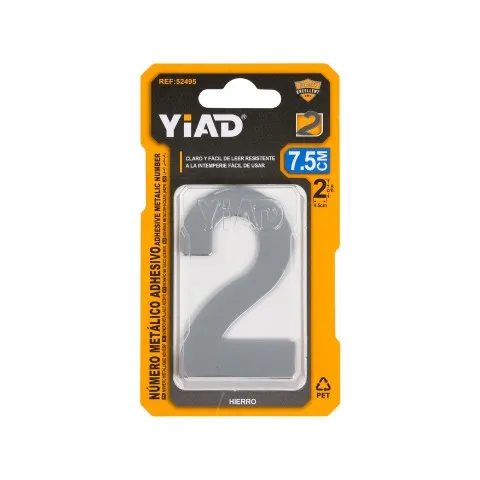 ADHESIVE METALIC NUMBER 52495