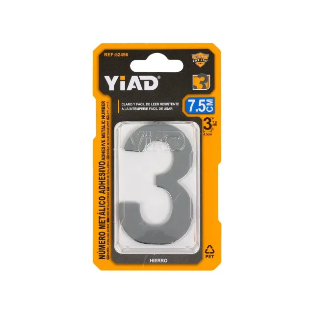 ADHESIVE METALIC NUMBER 52496