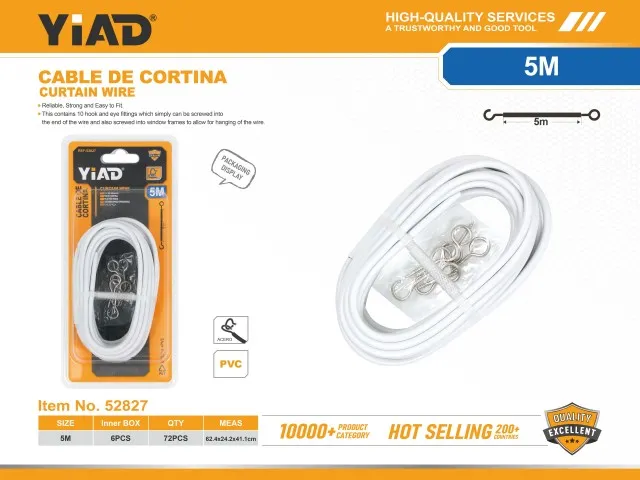 CURTAIN WIRE 52827