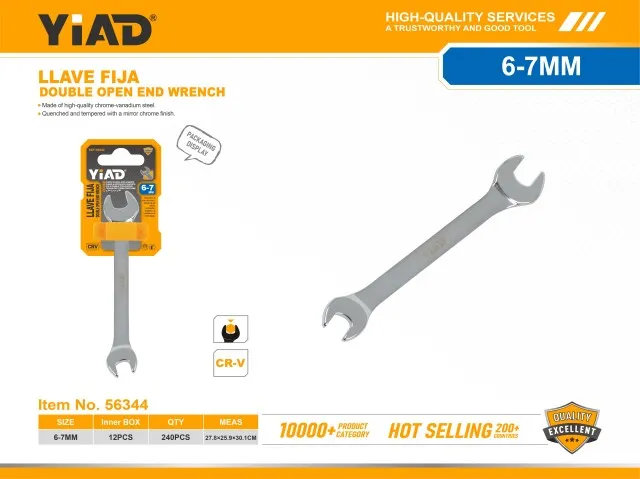 Double Open End Wrench 56344
