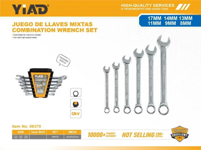 Combination
Wrench set 56370