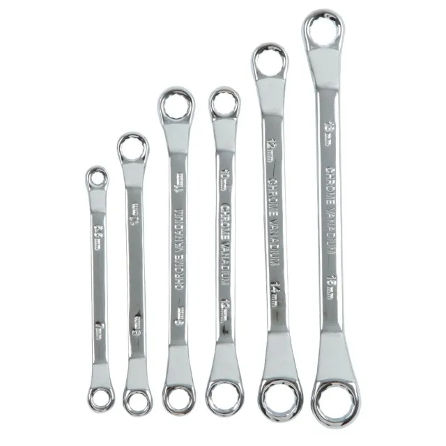 Double ring
offset wrench set 56372