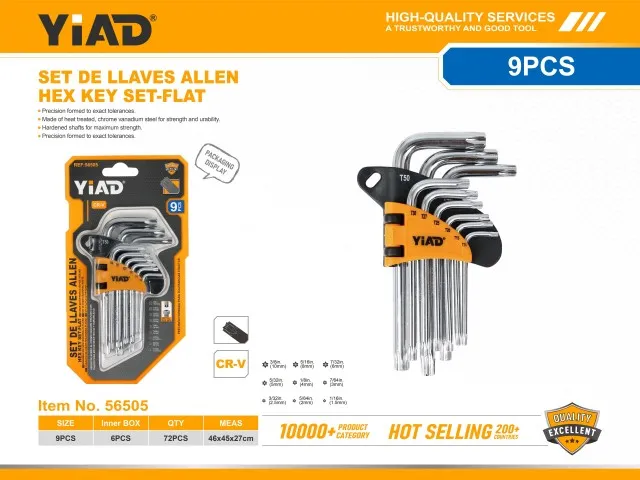 Hex Key Set-Flat 56505