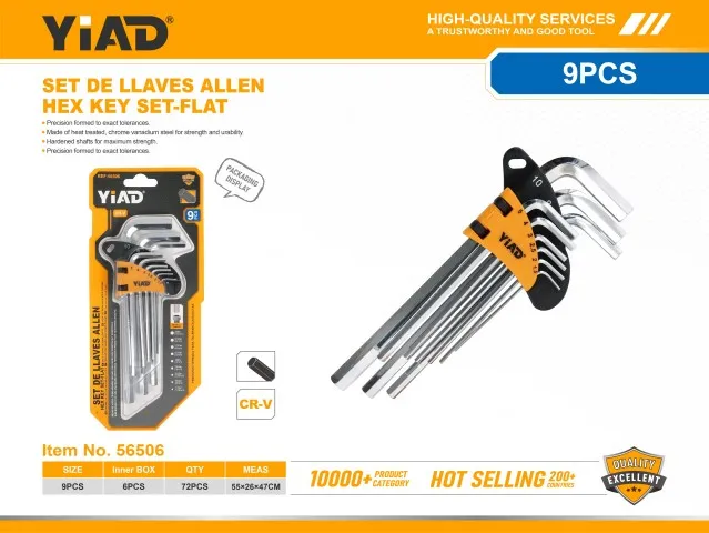 Hex Key Set-Flat 56506