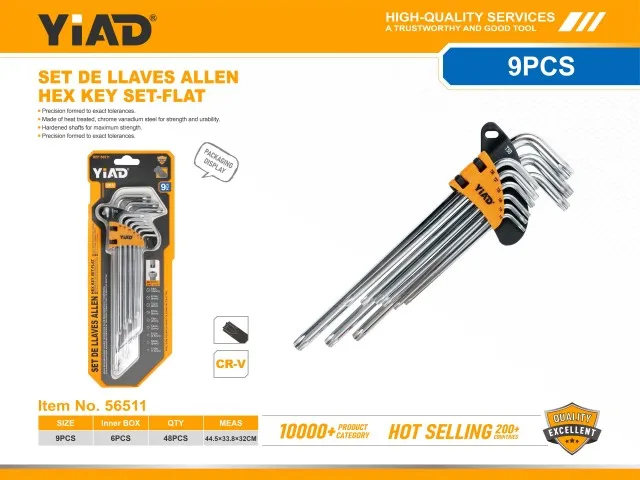 Hex Key Set-Flat 56511