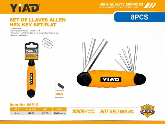Hex Key Set-Flat 56512