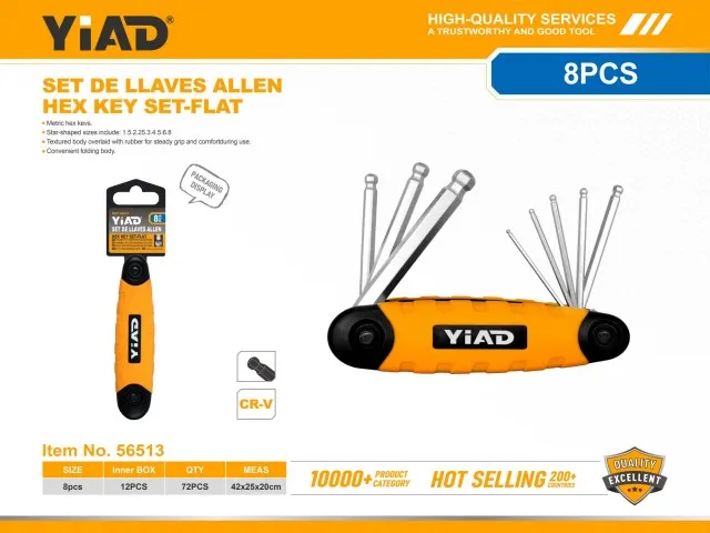 Hex Key Set-Flat 56513