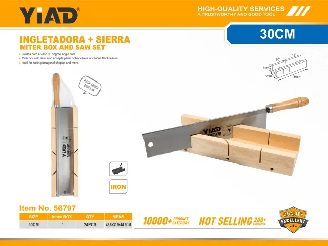 MITER BOX AND SAW SET 56797