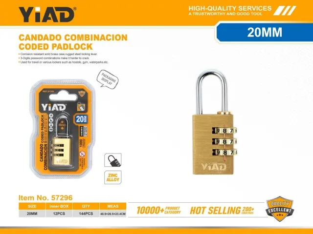 CODED PADLOCK 57296