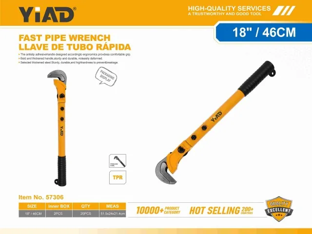 Fast Pipe Wrench 57306